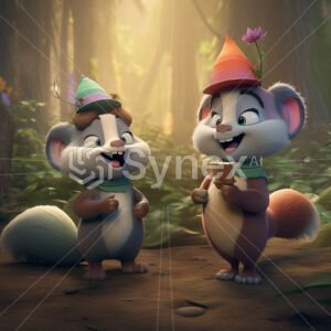Magical party in the friends' land filled with happiness