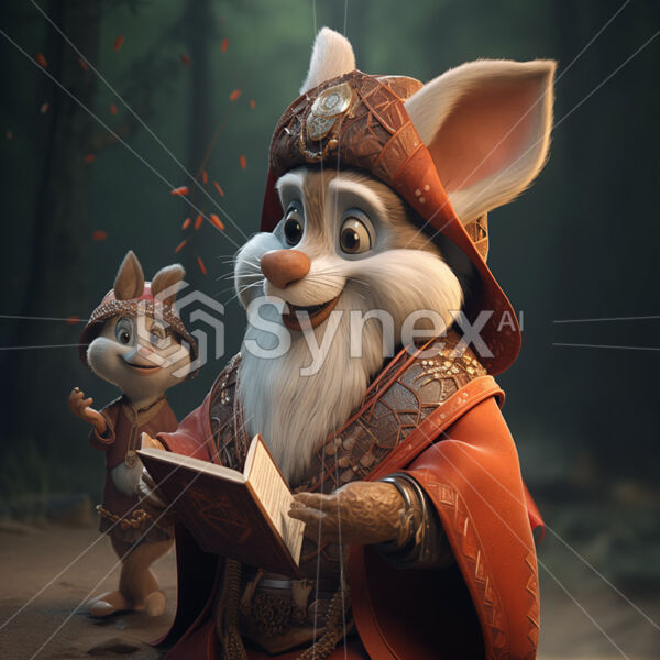 A wise and kind wizard teaching wizardry
