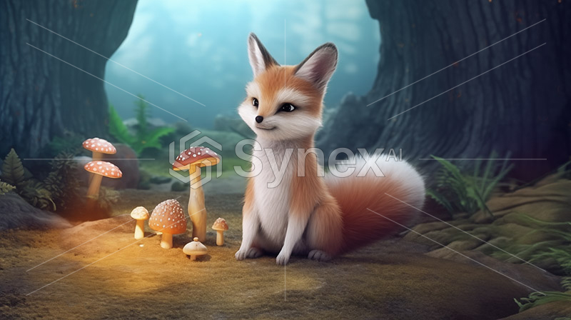 Enchanted Fox: Surrealism in Fairy Tale Landscapes